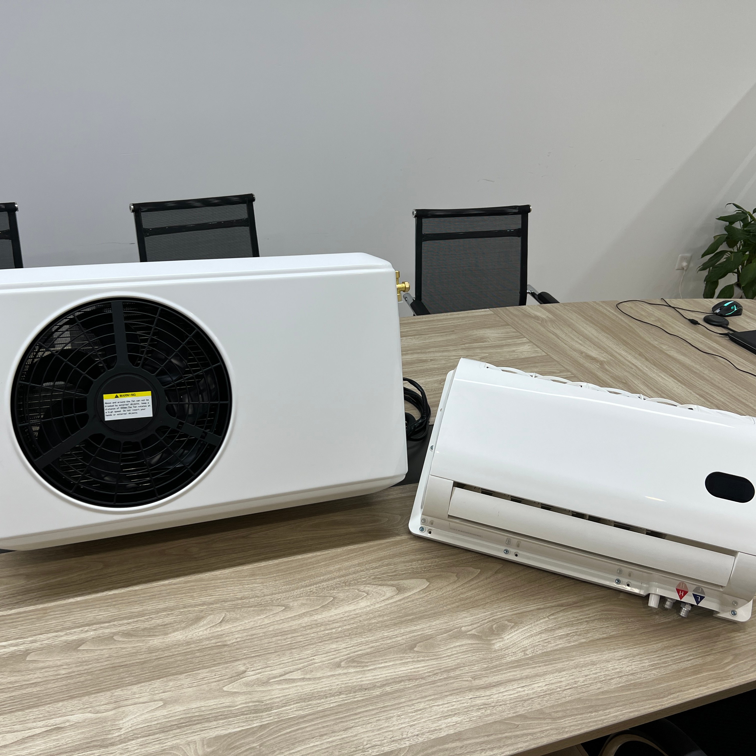12V RV Truck Split Air Conditioning System Electric 24V AC Roof Mounted Unit Car Bus Marine Parking Auto Parking Cooler